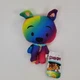 Toy Factory Scooby-Doo Rainbow Plush 7 inch Stuffed Animal NWT 3311090