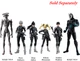 BANDAI S.H.Figuarts KAIJU No.8 from TV Animation Action Figure Kafka Hibino