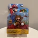 NEW Jakks 42001 TANOOKI MARIO 4 Inch Mini-Figure + LEAF Mario Bros Nintendo