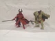 Lot of 2 Papo Medieval Fantasy Figures - Red Knight,  Green Orc Ogre Troll