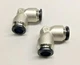 AIGNEP 50130N-12 Elbow Union Push-to-Connect 12mm x 12mm (Pack of 2)Nickel Brass