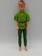 Mattel Disney 1968 Peter Pan 12 Inch Poseable Figure With Green Outfit 