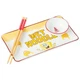 Silver Buffalo Spongebob Squarepants Wet Noodle Krabby Patty Ceramic Sushi Se...
