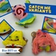 CATCH ME Fuggler Spongebob Patrick Gary 5" Plush Clip *Blue Button Variant* NWT