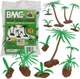 BMC Classic Marx Palm Trees & Jungle Ferns - 16Pc Plastic Playset Accessories