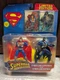 Cyber Link Superman Man of Steel and Batman Action Figure Set Kenner 1996 - New