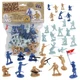 BMC The Rough Riders Charge Up San 2.25 inches tall, Tan / Blue / Light Gray 