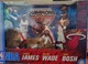 McFarlane NBA Championship With Trophy 3 Pack Miami Heat James Wade Bosh 2012