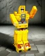 GoBots Crain Brain MR-24  1983 Bandai Yellow Enemy Renegade Crane Tonka ~ Tight
