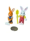 Mini Sweety family Hip Hop MOSC IDEAL polly pocket Action Figure Vintage 2 Figs