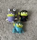LOT OF 3 Mattel Disney Pixar Remix Monsters 3" Alien BOO Edna Sully Toys
