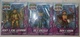 TMNT X GODZILLA Playmates Leonardo Michelangelo Raphael Kaiju NEW Complete Set 3