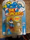 1996 The Smurfs Papa Smurf Figure On Card vtg IRWIN Popcorn Peyo