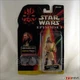 Star Wars Episode 1 Phantom Menace Qui-Gon Jinn with Lightsaber by Hasbro - worn