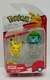 Jazwares Pok&eacute;mon Battle Ready Figure Pack 2" Pikachu Bulbasaur Starter NIP