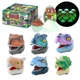 DINOBROS Dinosaur Surprise Egg Toys &ndash; 6 Pack Dino Eggs with Pull Back Cars an...