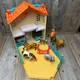 DreamWorks Spirit Riding Free Horse Stable Barn Playset w/ 8 Figures Carry Case