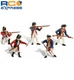 Woodland Scenics Scene-A-Rama Scene Setters Revolutionary Soldiers WOOSP4454