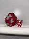 Minecraft Mattel Spawn Egg Mini Figure - Mooshroom (Red & Gray Egg)