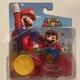 Nintendo Super Mario Bros. Action Figure Running Mario With Coin Jakks Pacific