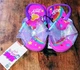 Girls Jelly Shoes Sandals Pink Bow Flip Flops Nickelodeon Jojo Siwa BeachSz 7/8