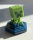 Mattel Minecraft Earth Boost ~ Slowed Creeper Mini Figure Loose