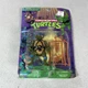 Vintage TMNT Leonardo Action Figure Toy Playmates 1998 Katana Blades Carded