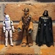 Disney Chewbacca Darth Vader Jet Trooper Star Wars Galaxy Adventures Figure Lot