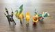 Pok&eacute;mon Eeveelution Lot of 5 Articulated Battle Figure Jazwares Evee Evolution