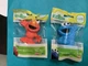2 Playskool Sesame Street Elmo &Cookie Monster 3" Figure New In Package