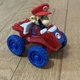Nintendo Mario Kart Action Figure Red Blue Car Super Mario Bros. 2004
