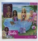 Barbie Doll & Playset w/ Pool, NIP Includes Doll, Pool, Slide, 2 Drinks, Towel