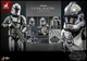 Hot Toys Clone Trooper (MMS643 Chrome) Movie Masterpiece - Con Excl. New in Box