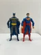 Mattel DC Comics 12" Action Figure Lot Batman CDM63 and Superman CDM64