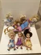 Disney Princess Petite 6" Dolls & Royal Carriage Set with Horses Belle Rapunzel