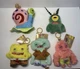 Zuru Fuggler x Spongebob Squarepants Keychain Plush Ring set of 5 Brand New Gift