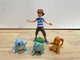 Pokemon Jazwares Ash Figure with Starters Pokemon Charmander Bulbasaur Squirtle