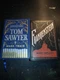 Frankenstein and The adventures of Tom Sawyer barnes & noble soft leather cover!