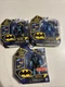 Set of 3 DC Spin Master 4" Figures: (2)BATMAN, BAT-TECH BATMAN 1st Edition NIB