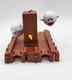 Hot Wheels Mario Kart Ghost Wind Up Track Replacement Parts Brown Library Ghosts
