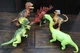 Kid Galaxy Dinosaurs On The Loose Set of 5 Fully Posable W/ Lights & Sounds Used