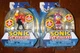 New & Sealed Sonic The Hedgehog Dr. Eggman & Amy 3&rdquo; Action Figure+ 4 Cards Sega