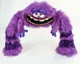 Art Disney Pixar Plush Monsters Inc University Toy Stuffed Animal Purple Posable
