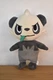 Pokemon WCT Wicked Cool Toys Pancham 8" Plush Gray White Collector Plush