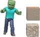 Mattel Minecraft Action Figure & Accessories Set, Zombie Posable Character...
