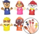 Nickelodeon Paw Patrol Finger Puppets Bath Toy 5pc Party Favors Pool Toys #2647
