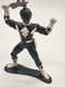 1993 Mighty Morphin Power Rangers Zack Black Ranger Collectible Figure 3" Bandai