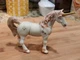 2010 Papo UNICORN Fantasy Horse Figure Gold Sparkly Stars & Hearts 38816 