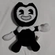 PhatMojo Bendy and the Ink Machine Bendy Plush Stuffed Animal Black/White 2017