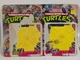 1988 Playmates TMNT Teenage Mutant Ninja Turtles Bebop Rocksteady Backer Cards